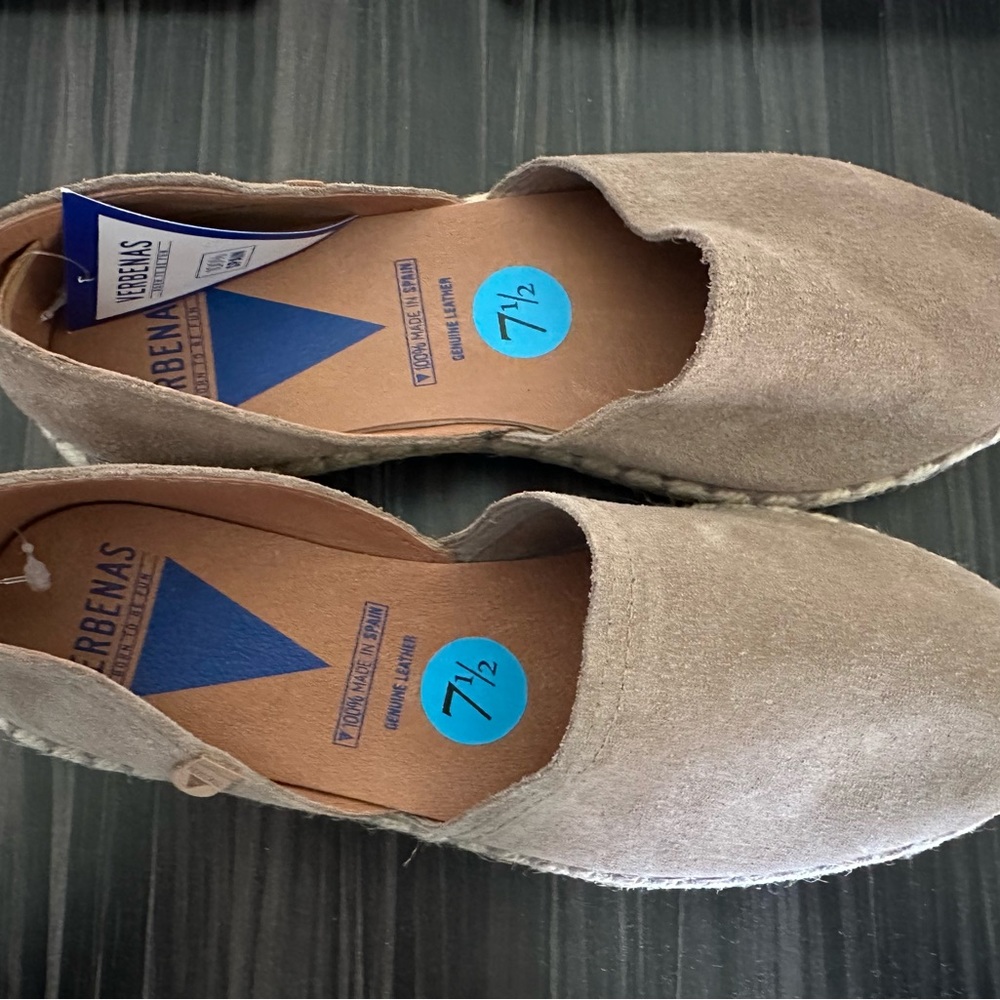 🎉LAST CHANCE🎉 Verbenas Made in Spain Carmen Espadrilles -
Suede